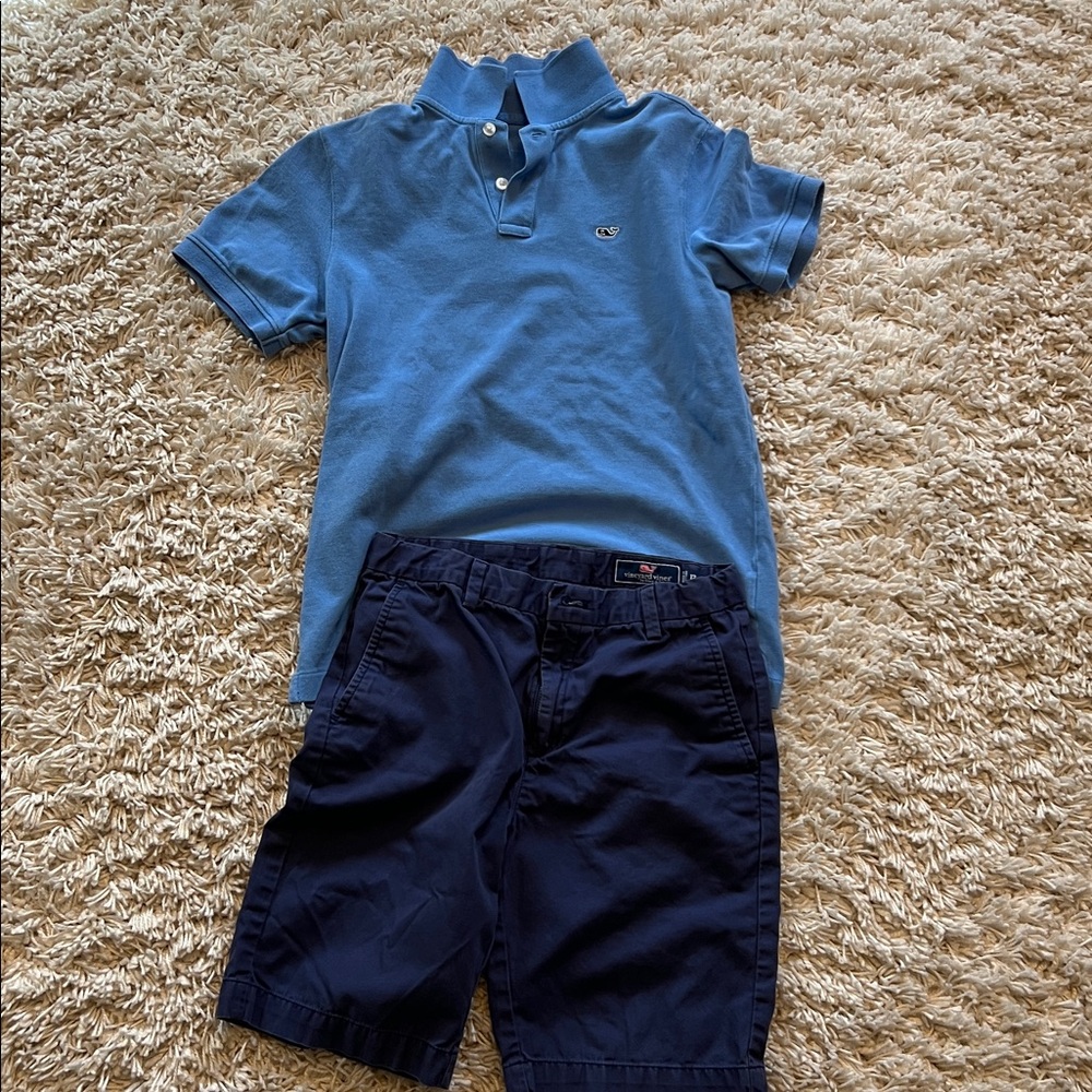 Vineyard Vines Navy Shorts & polo